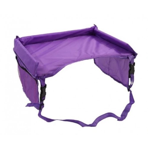 Kelioninis žaidimu, užkandžių staliukas (Violetinis)