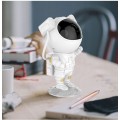 Naktinė lempa "Kosmonautas" 3D šviesos efektų projektorius 