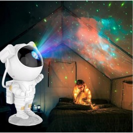 Naktinė lempa "Astronautas" 3D šviesos efektų projektorius 