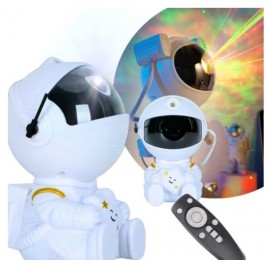 Naktinė lempa "Mažasis astronautas" 3D šviesos efektų projektorius 