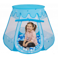 Palapinė - kamuoliukų baseinas su kamuoliukais "Mėlyna"