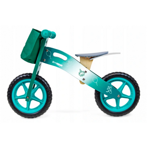 Medinis Loopy balansinis dviratukas (Žalsvas)