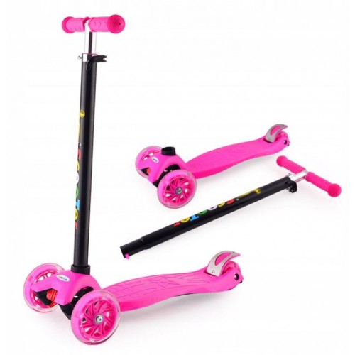 Triratis paspirtukas-4 (Rožinis)