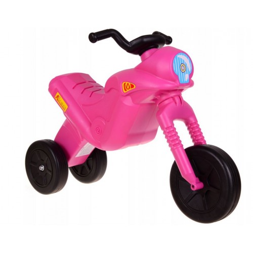 Dviratukas-paspirtukas Motociklas rožinis