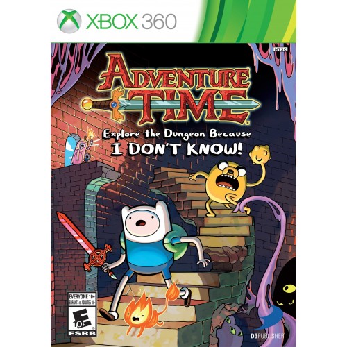 Xbox 360 Adventure Time Explore the Dungeon Because I Dont Know (naudotas)