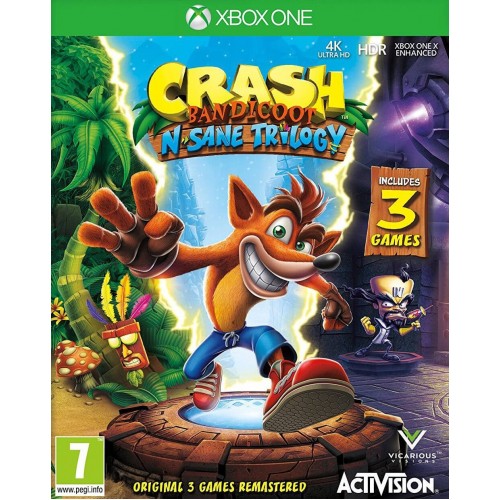 Xbox One Crash Bandicoot N Sane Trilogy (naudotas)